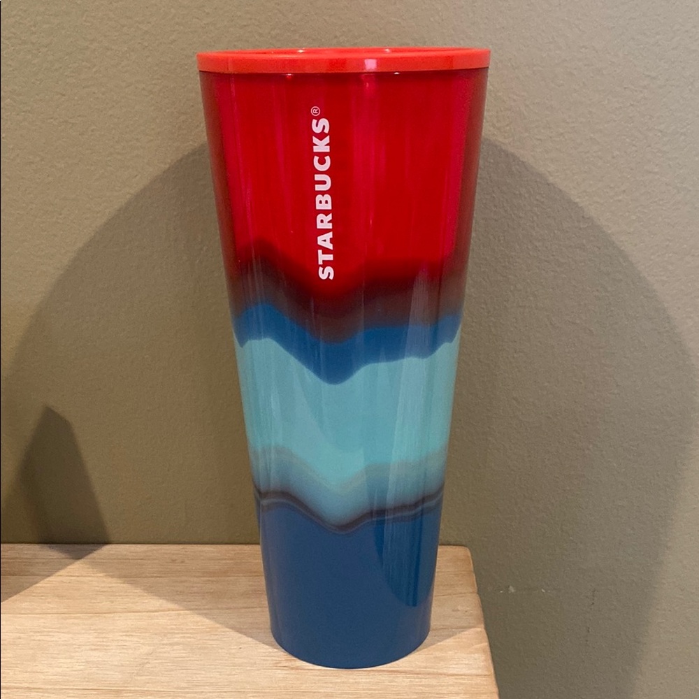 Starbucks Red and Blue 24. Oz. Gorgeous Tumbler